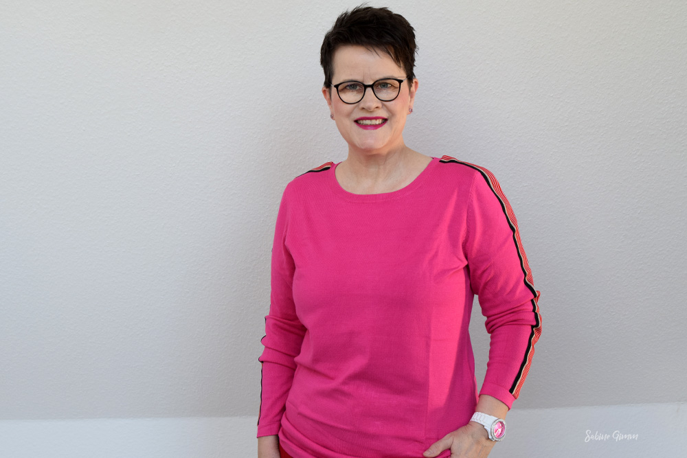 Pink und Rot kombinieren 2 Pink und Rot kombinieren