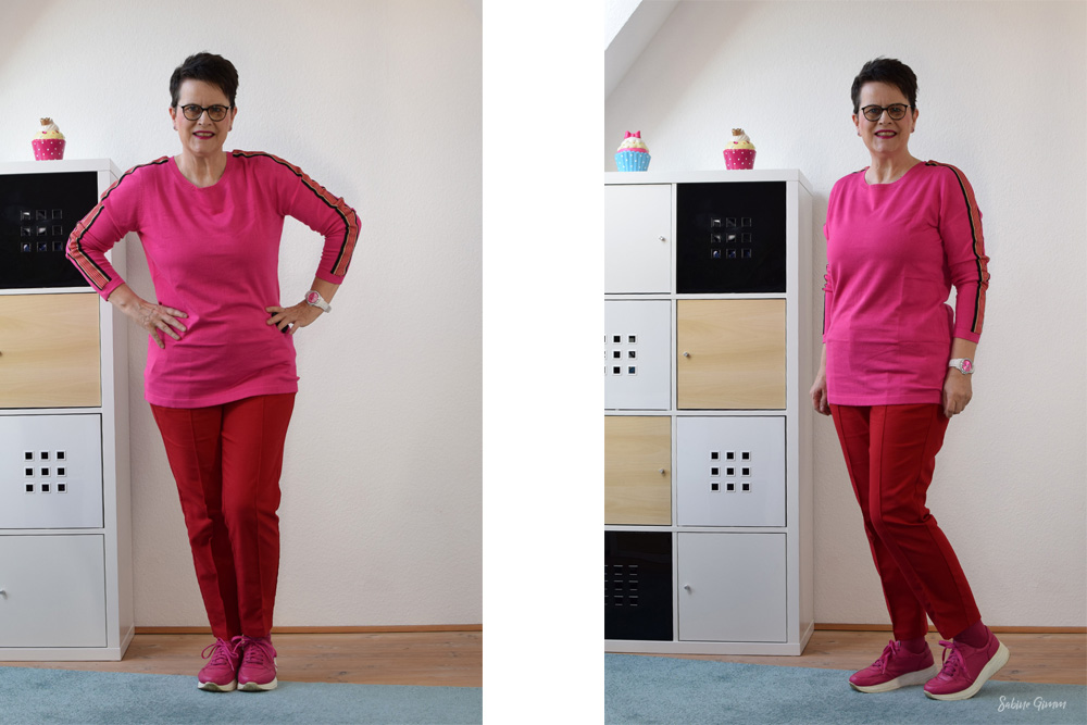 Pink und Rot kombinieren 3 Pink und Rot kombinieren