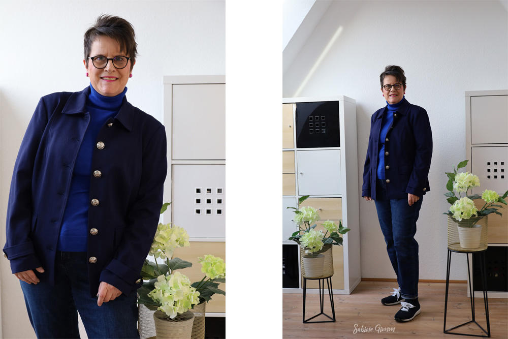 1 Blazer - 2 Farben - 2 Looks #casual 3 1 Blazer 2 Farben