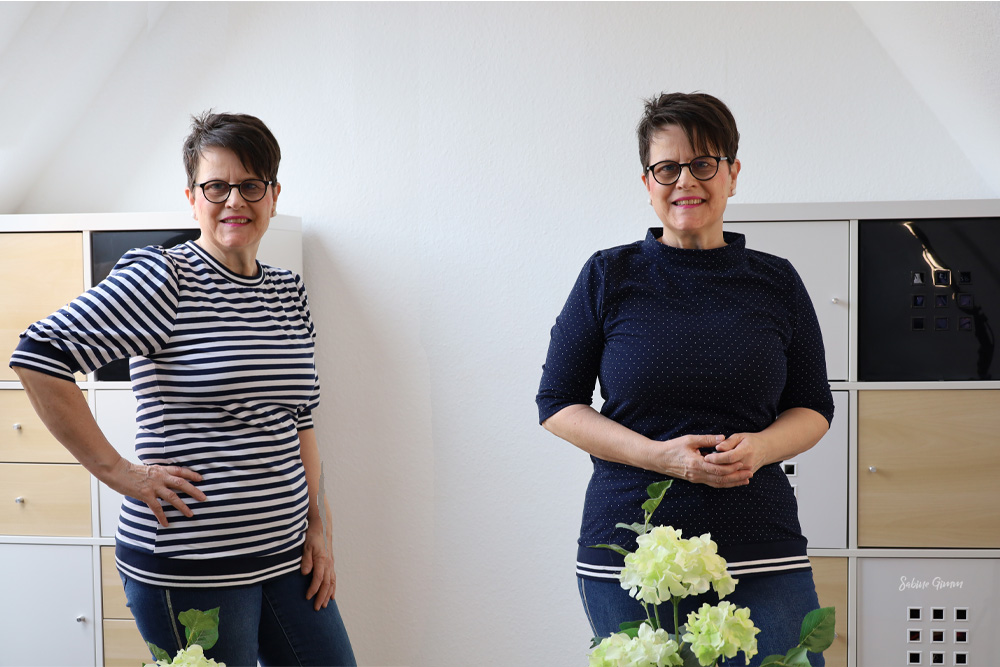 Ein Shirt - unterschiedliche Varianten - diverse Stylemöglichkeiten 2 Ein Shirt - unterschiedliche Varianten - diverse Stylemöglichkeiten 1