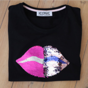 shirt mit wendepailletten